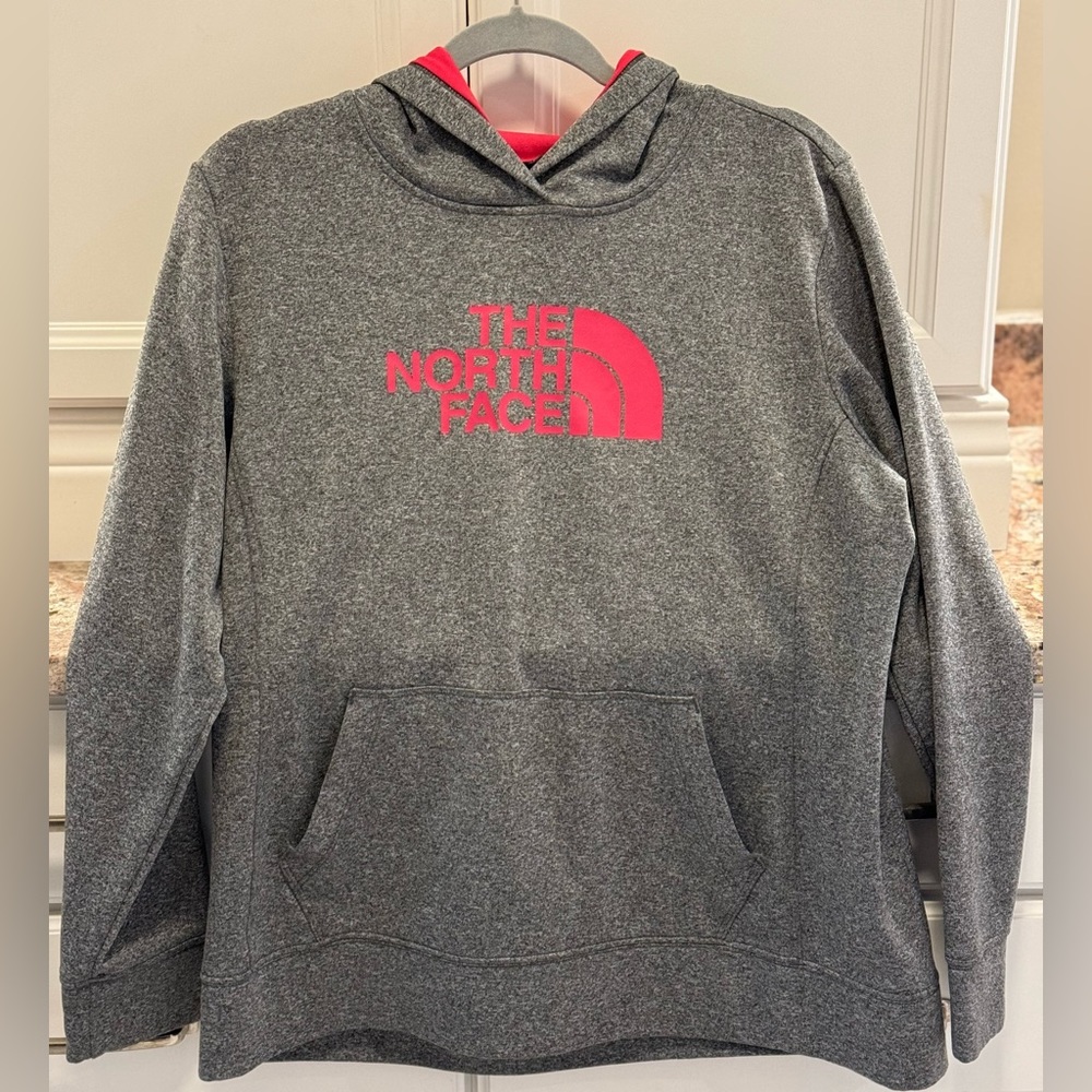 Women’s The North Face Sweatshirt XL Grey/Pink